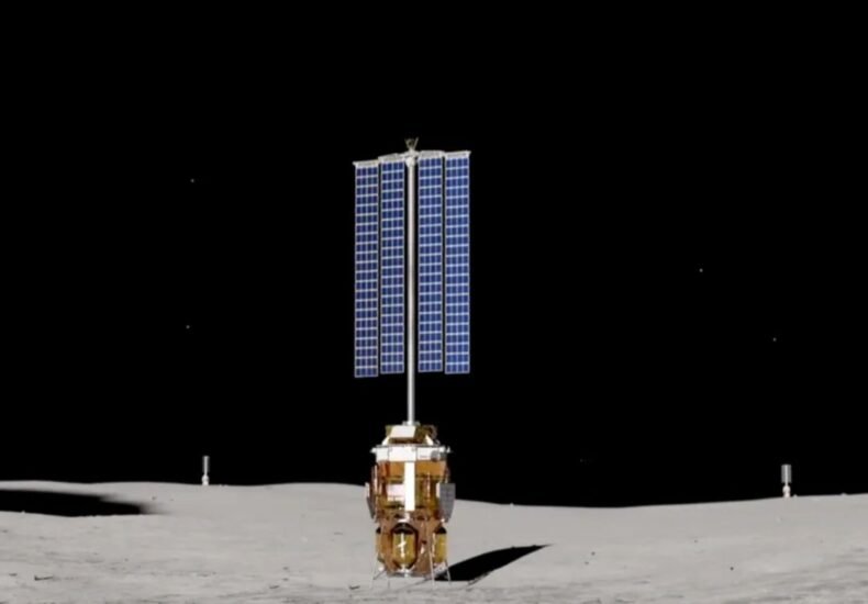 Электростанция для Луны: Blue Origin представила 20-метровую солнечную башню