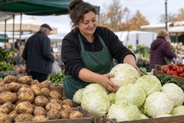 В Украине дешевеют капуста и картофель: какие цены на овощи и фрукты в октябре 2026 года