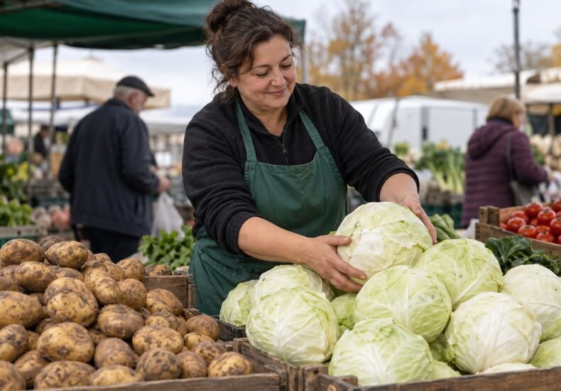 В Украине дешевеют капуста и картофель: какие цены на овощи и фрукты в октябре 2026 года
