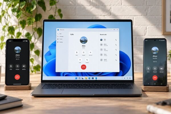 Вызовы с ПК в Windows 11: как подключить iPhone и Android